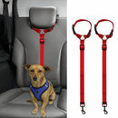 2 Packs Dog Cat Safety Seat Belt Strap Car Headrest Restraint Adjustable Ny Y4Q5