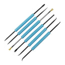 6 In 1 Soldering Aid Brush  Hook Scraper Fork Spike Tool Kit Set