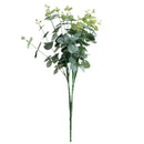 16 Heads Eucalyptus Bouquet Branches Silk Artificial Leaves Flower Decorati