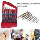 10pcs Screw Extractor Cobalt Drill Bit Set Easy Out Removing Broken Bolt Set