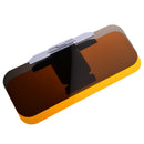 Clear Yellow No Glare Flip out Sun Visor Extender for Car Auto K9X4