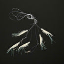 5pcs/set Artificial Soft Rigs Sea Carp Fishing Lure Luminous Shrimp Bait