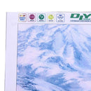 Diamond Embroidery Snow Leopard Round DIY Diamond Painting Cross Stitch