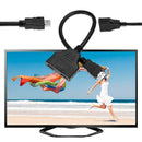 HDMI HD 1 in 2 Adapter Cable Conversion Cable Video Adapter for PC HD TV A