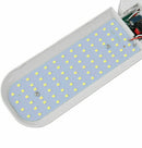LED Garage Shop Work Lights 60W 5400lm E27 Home Ceiling Lamp Deformable Fix Y0P2
