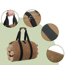 Canvas Firewood Log Carrier Tote Carrying Bag Sturdy Fire Wood Holder with