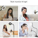 USB LED Book Reading Light Phone Live Stream Fill Light Selfie Lamp Multifu