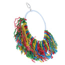 Parrot Bird Swing Chew Cotton Rope Hanging Climbing Cage Snuggle Ring Toys