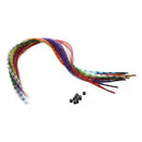 10 Strands Hair Extensions Hairpiece Spring + Microrings O5C5
