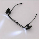 Mini Book Light Flexible LED Eyeglass Clip On Book Reading Lights For Eyegl R9W9