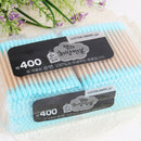 400PCS Double Head Cotton Buds Swab Tip Sticks Wooden Q-tips Applicato  MGJ