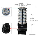 2Pcs Red 3157 68-SMD LED Light Bulbs Brake Tail Stop Lights 3057 3457 352@