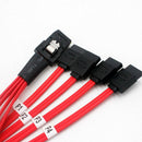 Mini SAS To 4 SATA Red Cable Adapter Multi-Lane Forward Breakout Hard Disk 50cm