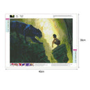 5D DIY Full Drill Diamond Painting Leopard Boy Cross Stitch Embroidery Kit