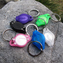 5Pcs Flashlight Keychain Mini LED White Light Torch KeyringFlash Color Kit