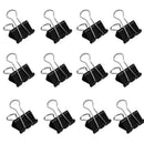 12X Large 41mm Foldback Office Grip Clips Organizer Paper Document Bulldog GBB