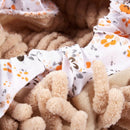 Microfiber Elastic Cuff Cleaning Mop Slipper Cover Pair Khaki P1N7