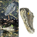 Artificial Crocodile Alligator Head Foam Floating Decoy Pond For Pool Garde P2S2
