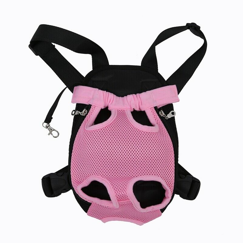 Pet Cat Dog Travel Net Front Carrier Bag Backpack Small I9F6