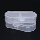 2X transparent medicine drug pill box makeup storage case container pill case BX