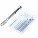 1pcs Hand Drill and 10pcs Drill Bits Jewelers Sliding Drilling Metal Spiral A2E1