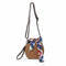 Round Rattan Bag Woven Straw Purse Circle Handmade Wicker Basket Bag A7N5