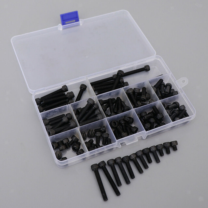 Black-force 12.9 Screw Alloy Level Hexagon Steel Plug Head Cap Screws M5 Series