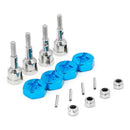 Wheel Conversion Set Axle & 12Mm Hex Dive Hub Turn 1/10 on Road for WLtoys