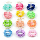 50Pcs Mix Color Baby Girl Kids Tiny Hair Bands Elastic Ponytail Holder~ Tie K8T0