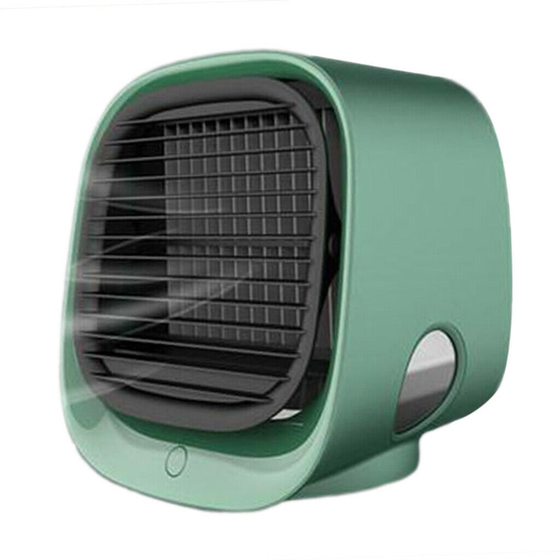 Personal Portable Air Cooler Fan Indoor Air Conditioner Humidifier Green