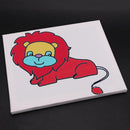 Animal Kids Child Handmade DIY Button Painting Craft Stickers Pictures Kits