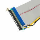 Powered PCI-E Extension Cable 16X To 16X Riser Extender Card with Molex LTC