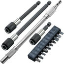 3pcs Quick Release Bit Holder 1/4 Inch Hex Shank Magnetic Bit Holder + 200m
