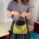 Nylon Casual Women Handbag Female Solid Underarm Shoulder Bag (Army Green)