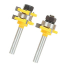 Tongue And Groove Router Bit Set 8mm Shank Woodworking Tools
