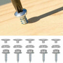 62Pcs Stainless Steel Canvas to Screw Press Stud Snap Boat Cover Kit E0W2