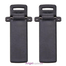 2Pcs Walkie Talkie Spare Part Back Belt Clip for Baofeng 2-way Radio UV5R