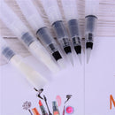 6x Refillable Water Color Soft Painting Brush Marker Watercolour Drawing Pens  Z