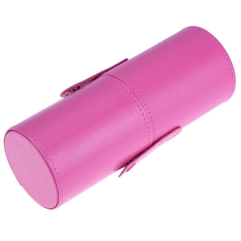 Leather Makeup Brush Pen Storage Empty Holder Cosmetic Cup Case Box A