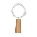 10LED Cork String Fairy Light Waterproof Wedding Party Decor Lamp (White)