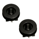 2x Fixing Grips Clamp Floor Holder Car Mat Carpet Clip Anti-Slip Knob Pads Black