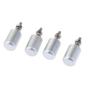 Premium 4pcs M3/M4 CPU Water Cooling Block Installation Mounting Screw White