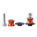 Universal Frame Stand Screw Swing Arm Spools Slider M10 Orange for Motors