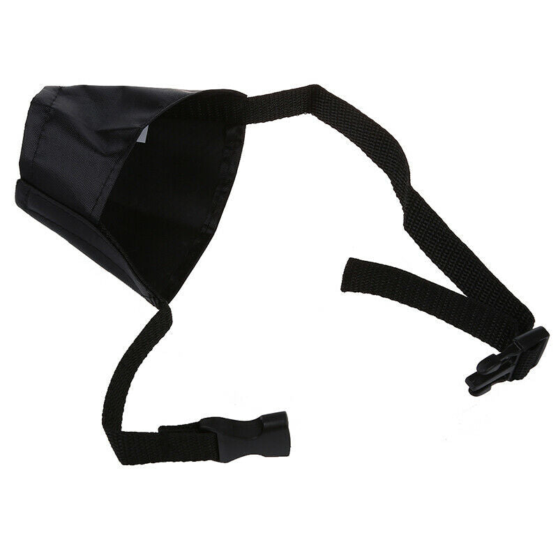 Muzzle Grating Adjustable nylon Black For Dog Training 8cm Size 3 S1H1