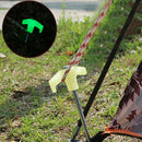 5X Rope Buckle Travel Ground Pin Outdoor Equipment Night Vision Tent Nail OZ