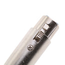 3 Pin XLR Female Socket To Female RCA Phono Socket Mic Mixer Audio Adapter
