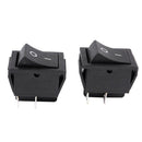 2 x AC 16A/250V 20A/125V 4 Pin ON-OFF 2 Position DPST Snap in Boat Rocker S X4U3