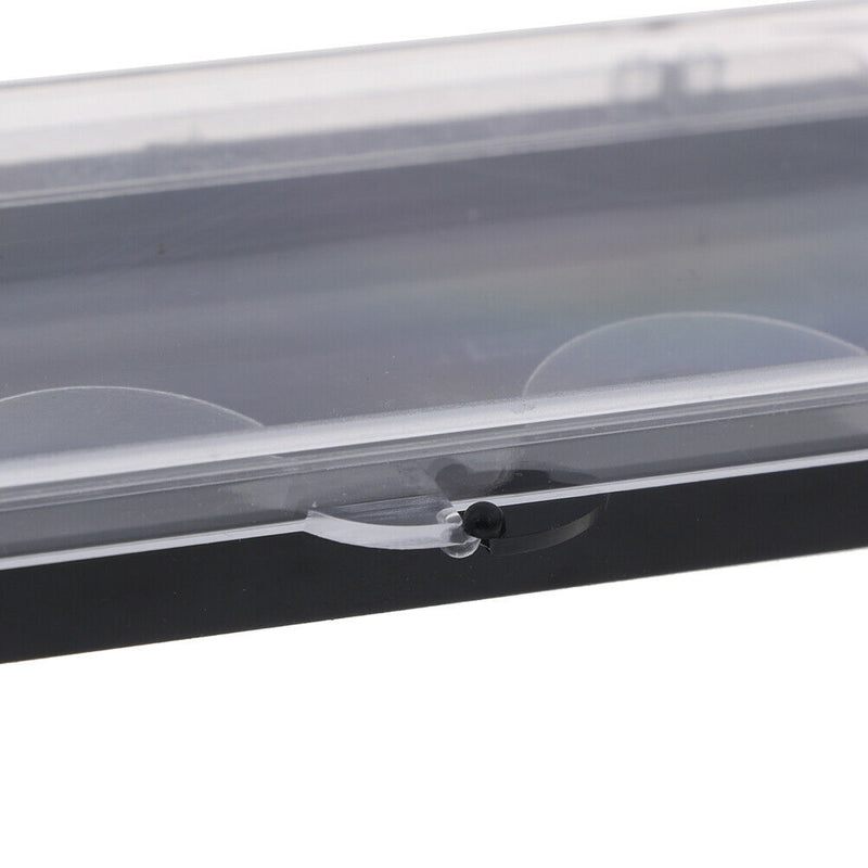 Plastic Eyelash Storage box Transparent Lid black Tray for Grafted eyelas Gw