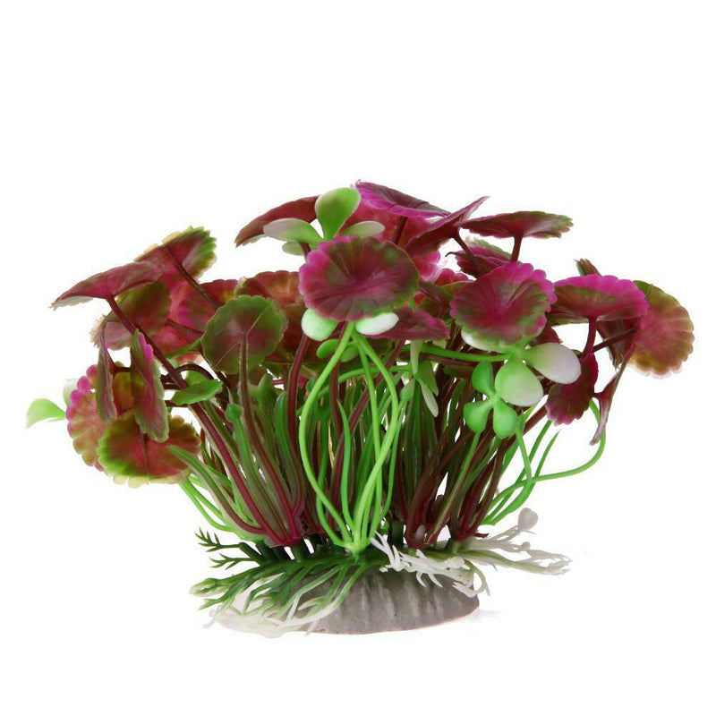 Aquarium Artificial Floral Grass Plant Fish Tank Landscape Decor Green A