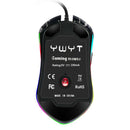 Gaming Mouse Wired, 6 Programmable Buttons, RGB Backlit, 3200 DPI Adjustable,